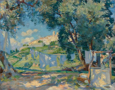 Una ligera brisa, Biot, Provenza de Wilfred Gabriel de Glehn