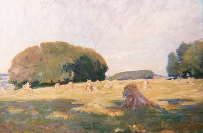 Pajares en el campo de Wilfred Gabriel de Glehn