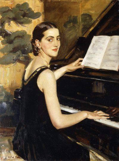 El pianista de Wilfred Gabriel de Glehn