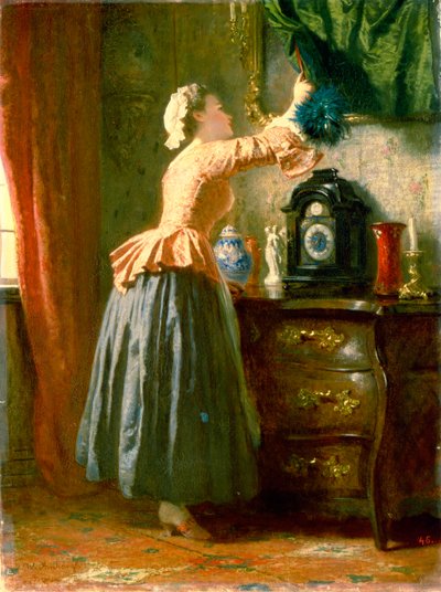 Una doncella, siglo XIX de Wilhelm Amberg
