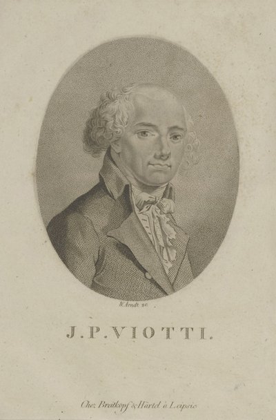 Retrato del compositor Giovanni Battista Viotti 1755-1824, c. 1800 de Wilhelm Arndt