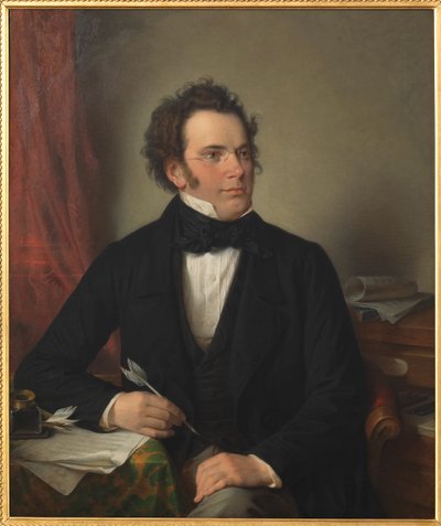 Retrato de Franz Schubert de Wilhelm August Rieder
