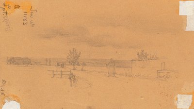 Landschaft mit gehender Figur de Wilhelm Bendz