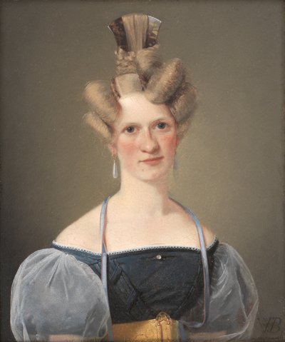 Marie Raffenberg, la prometida del artista de Wilhelm Bendz