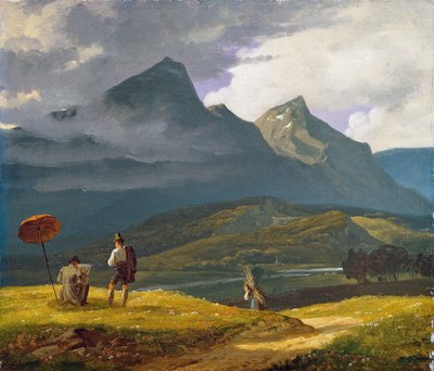 Paisaje de montaña de Wilhelm Bendz