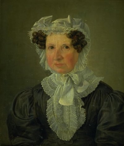 Retrato de la señorita Nissen de Wilhelm Bendz