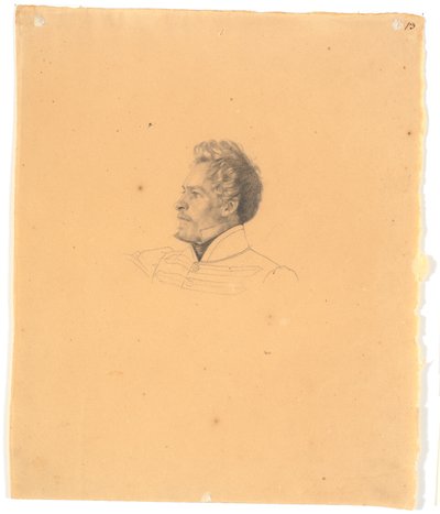 Retrato del medallista Christen Christensen de Wilhelm Bendz