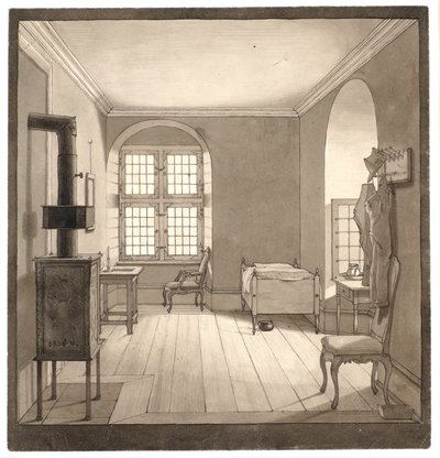 Habitación en el Convento de Nobles Doncellas de Odense de Wilhelm Bendz
