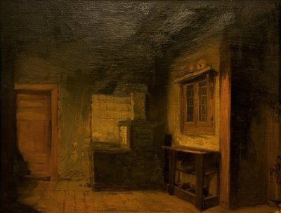 Cocina en la casa parroquial en Wiedensahl de Wilhelm Busch