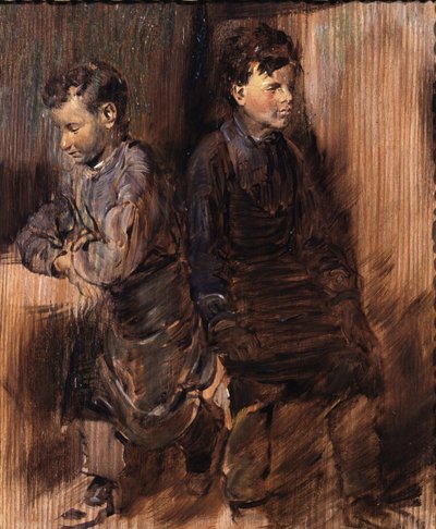Dos jóvenes zapateros de Wilhelm Busch