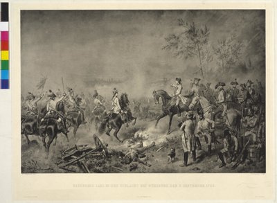 Archiduque Carlos en la batalla de Wuerzburgo de Wilhelm Camphausen