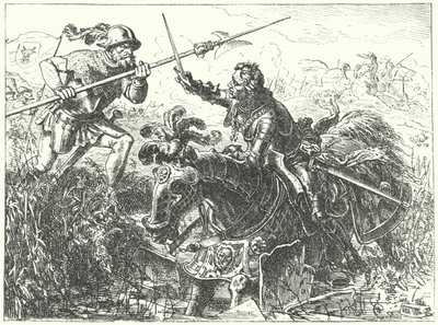 Muerte de Carlos el Temerario, Duque de Borgoña, en la Batalla de Nancy de Wilhelm Camphausen