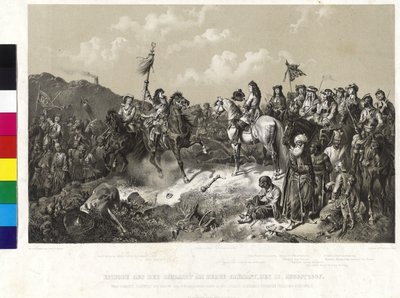 Episodio de la batalla en los montes Harsany el 12 de agosto de 1687 de Wilhelm Camphausen