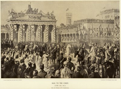 Otto von Bismarck en Berlín en 1871 de Wilhelm Camphausen