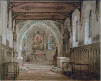 Capilla del viñedo en Schliersee de Wilhelm Gail
