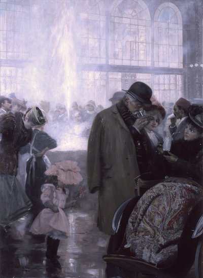 la fuente termal de Wilhelm Gause