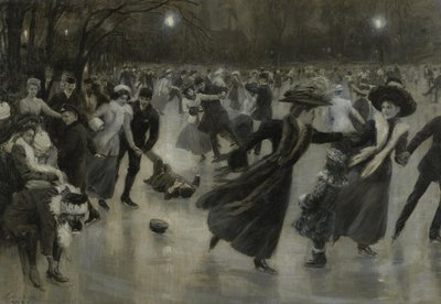 Fiesta en el hielo, 1909 de Wilhelm Gause
