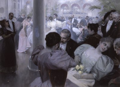 Reunion im Kurhaus (Baile en la Casa Spa) de Wilhelm Gause