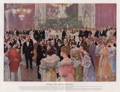El Baile de la Ciudad de Viena, Austria de Wilhelm Gause