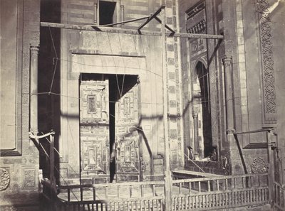 Porte de la Mosque, Sultan Hassan. Partie Inférieure, ca. 1860 de Wilhelm Hammerschmidt