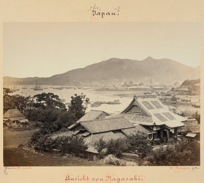 Vista de Nagasaki de Wilhelm J. Burger