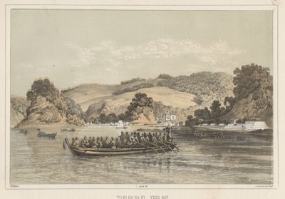 To-Ri-Ga-Sa-Ki, Bahía de Yedo, 1855 de Wilhelm Joseph Heine