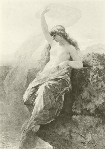 La Lorelei (grabado) de Wilhelm Kray