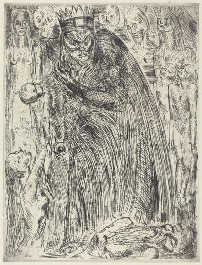 Macbeth V (La visión de Lady Macbeth) de Wilhelm Lehmbruck