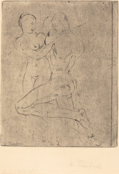 Violación II de Wilhelm Lehmbruck