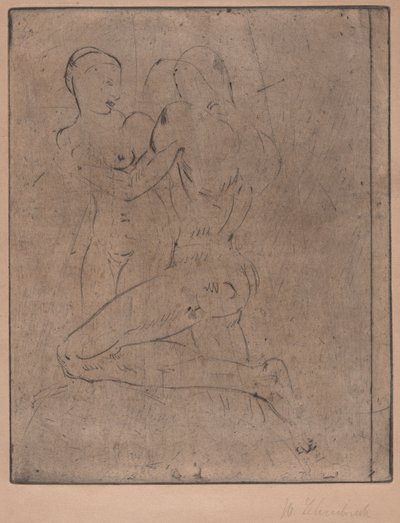 Violación II de Wilhelm Lehmbruck