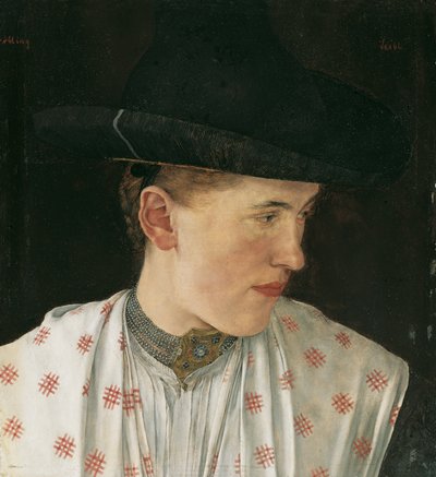 cabeza de una campesina de Wilhelm Maria Hubertus Leibl