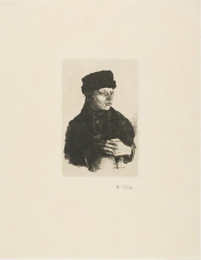 Niño campesino con jarra de Wilhelm Maria Hubertus Leibl