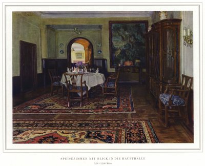Negocio de fabricantes de alfombras Halbmond-Teppichfabrik Von Koch Und Te Kock de Wilhelm Ludwig Heinrich Claudius