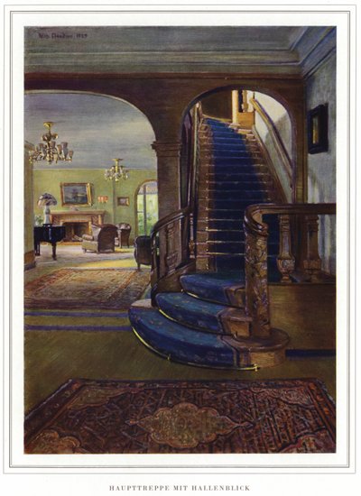 Negocio de fabricantes de alfombras Halbmond-Teppichfabrik Von Koch Und Te Kock de Wilhelm Ludwig Heinrich Claudius