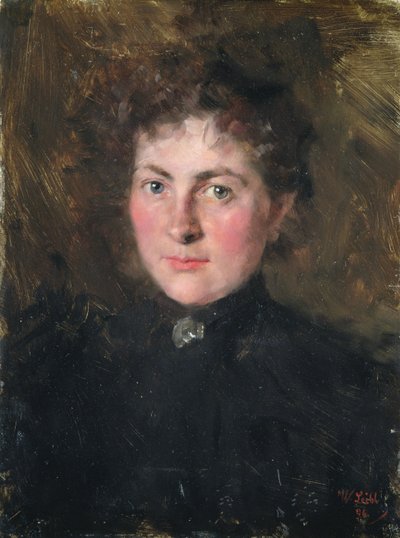 Felicia Kirchdorffer, la sobrina del artista, 1896 de Wilhelm Maria Hubertus Leibl