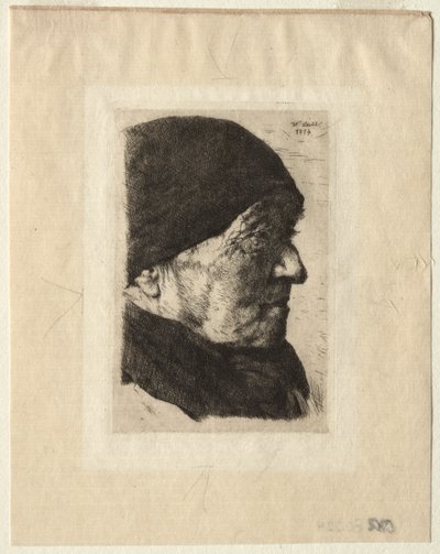 Head of a Peasant de Wilhelm Maria Hubertus Leibl