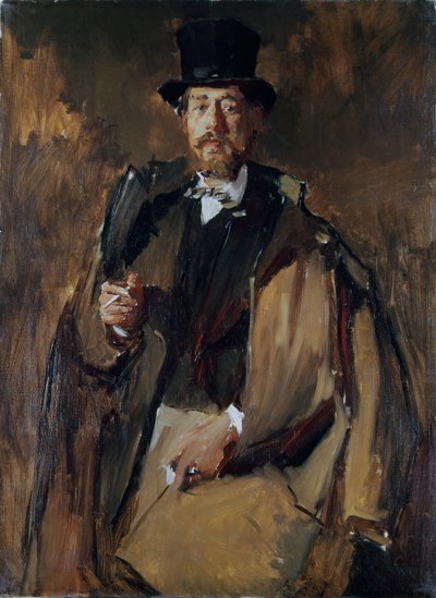 Retrato de Pal Szinyei Merse (1845-1920) de Wilhelm Maria Hubertus Leibl