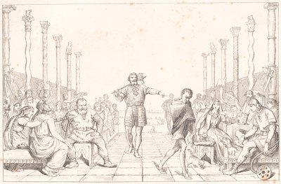 El banquete de Ægir de Wilhelm Marstrand
