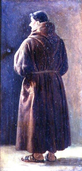 Un monje, Roma de Wilhelm Marstrand