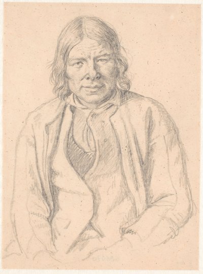 Retrato de un campesino sueco de Wilhelm Marstrand
