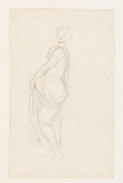 Mujer bailando de Wilhelm Marstrand