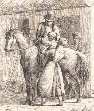 Una familia campesina de Wilhelm Marstrand