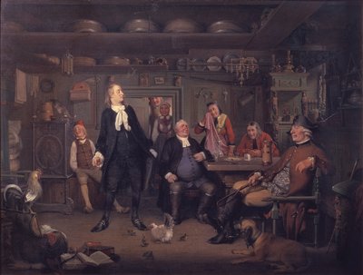 De Ludvig Holberg "Erasmus Montanus", Acto III, Escena 3 de Wilhelm Marstrand