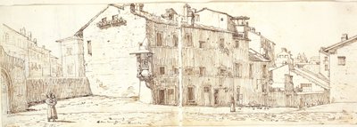 Calle en el barrio de Monte Pincio, Roma de Wilhelm Marstrand