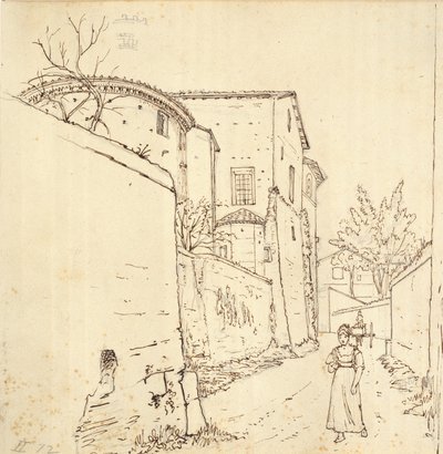 Calle en Roma de Wilhelm Marstrand