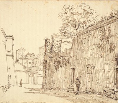 Calle en Roma de Wilhelm Marstrand