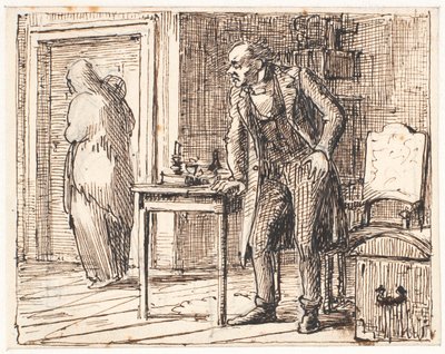 El avaro y la mujer pobre de Wilhelm Marstrand