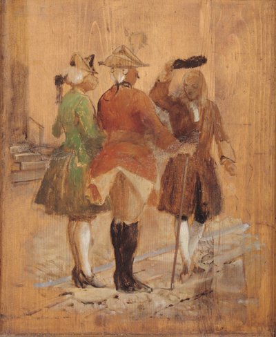 Holberg cede el paso a Jacob von Thyboe y Jean de France de Wilhelm Marstrand