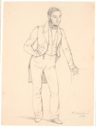 Maestro de conciertos Johan Frederik Frølich de Wilhelm Marstrand