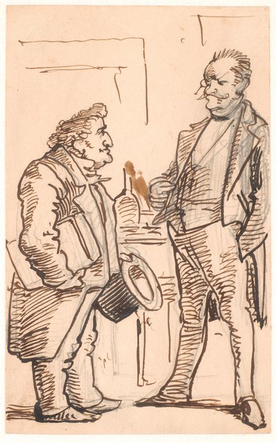 Krog y Simon Levi de Wilhelm Marstrand